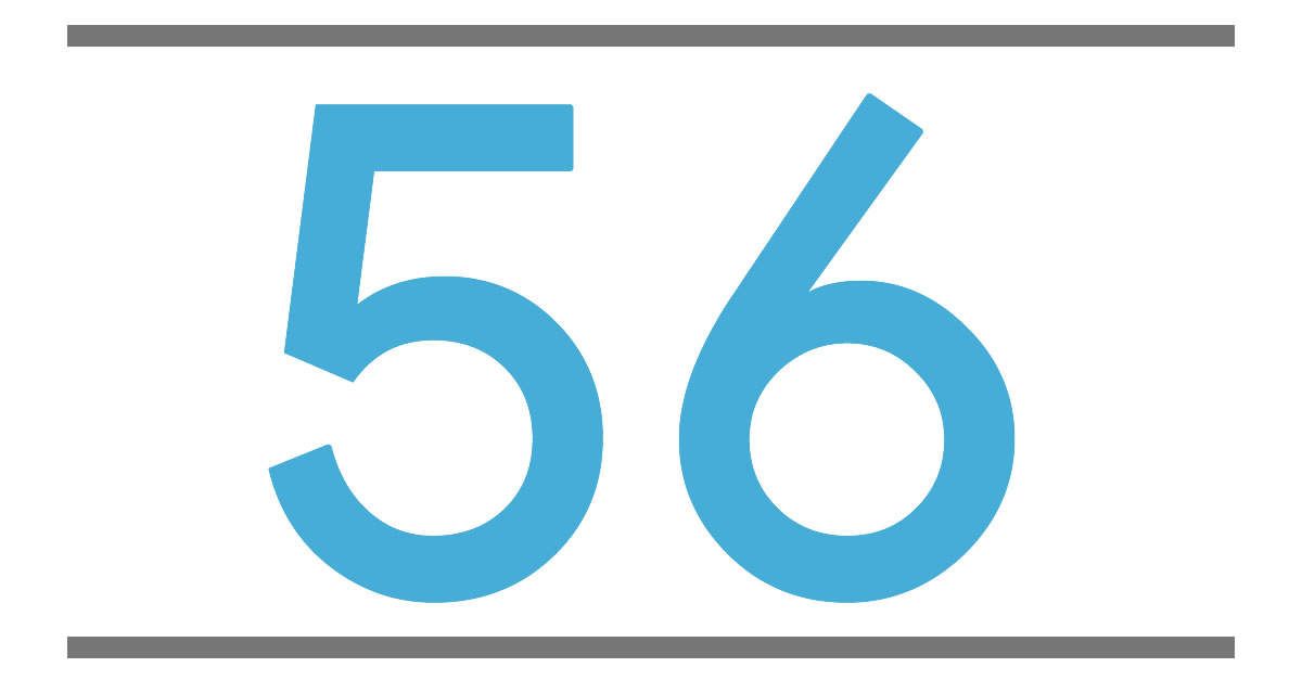 what is the meaning of the number 56